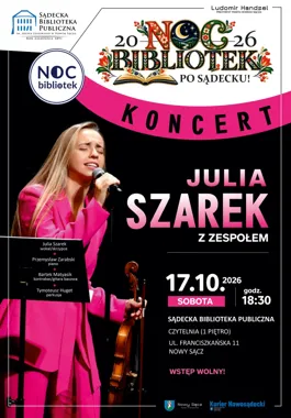 Julia Szarek z zespołem – koncert